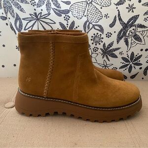 Lucky Brand Tan Ankle Boots